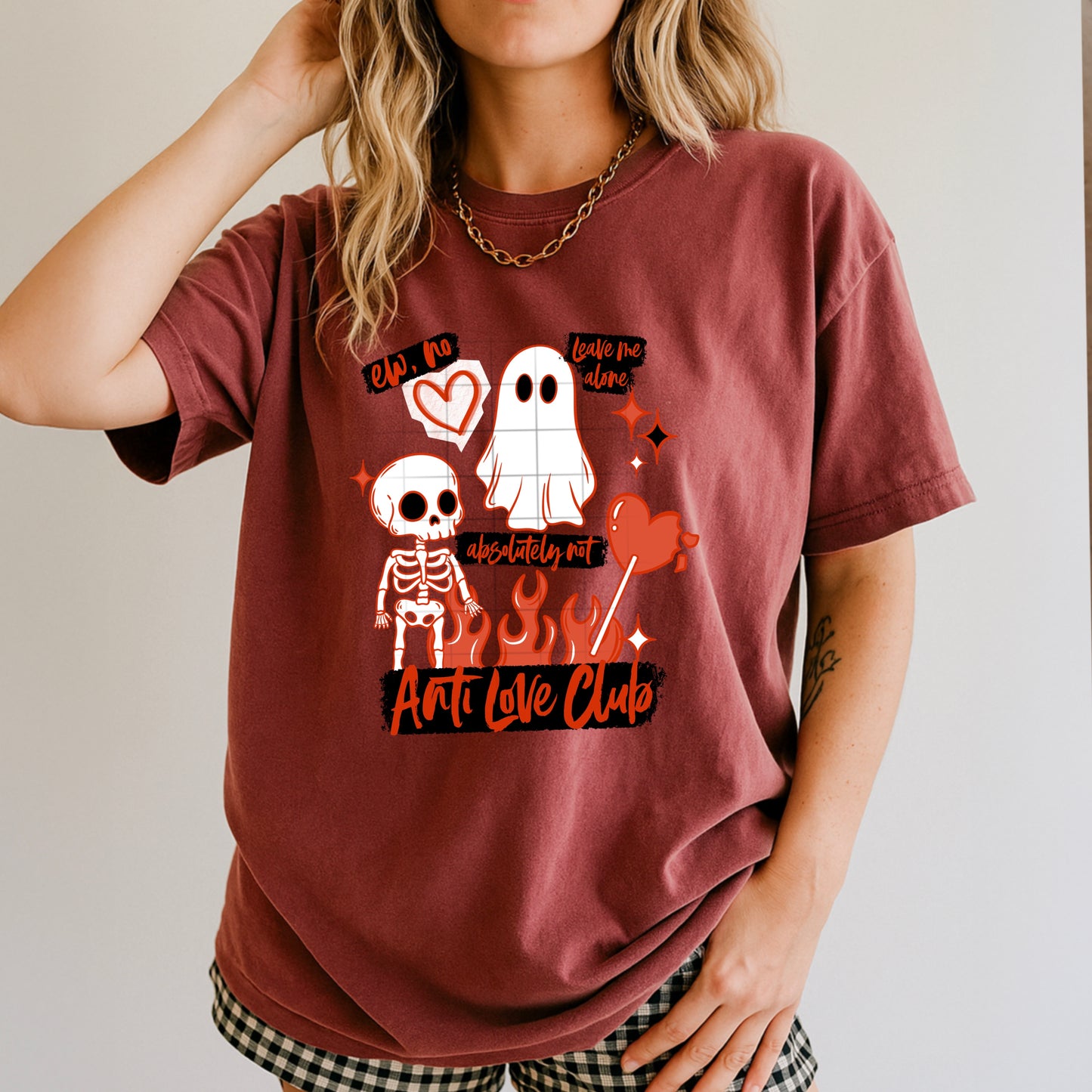 Anti Love Club (Black)-Ready to Press Transfer