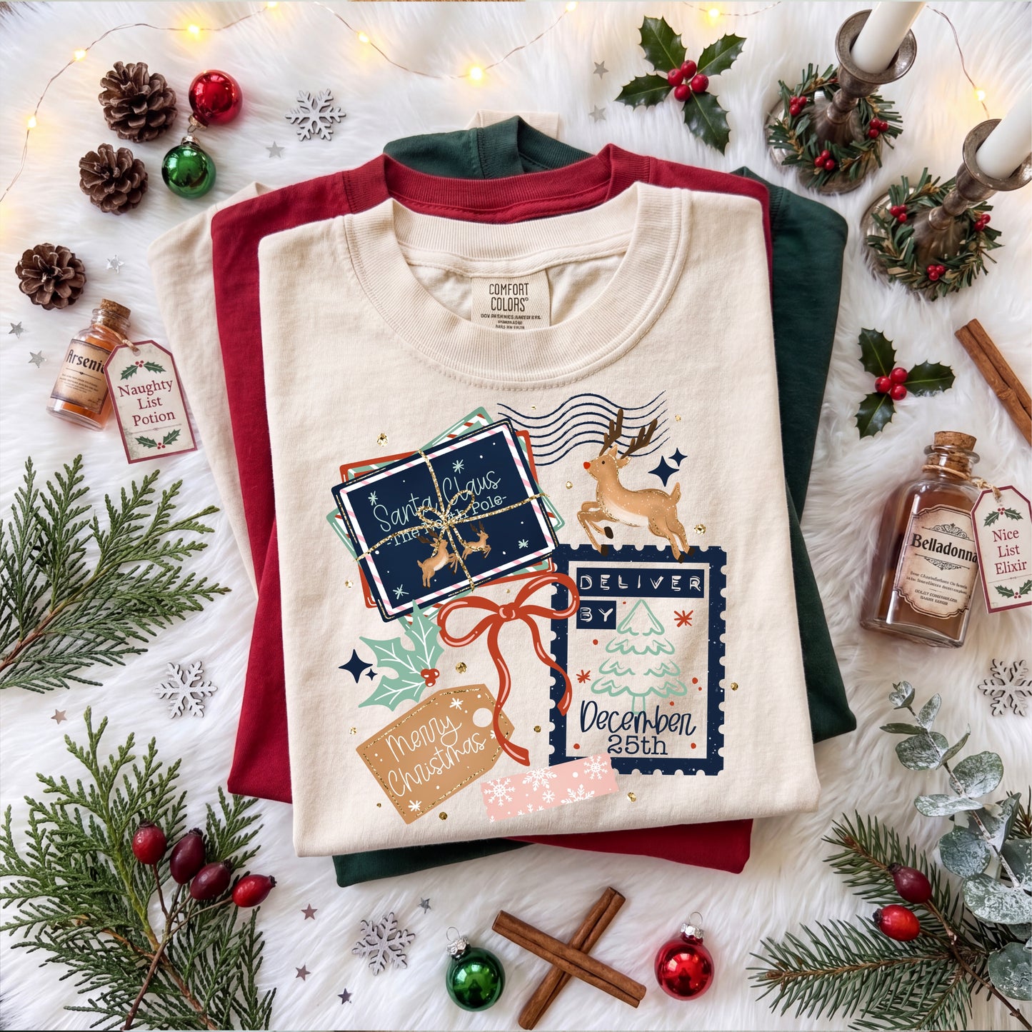 Christmas Postage-Ready to Press Transfer