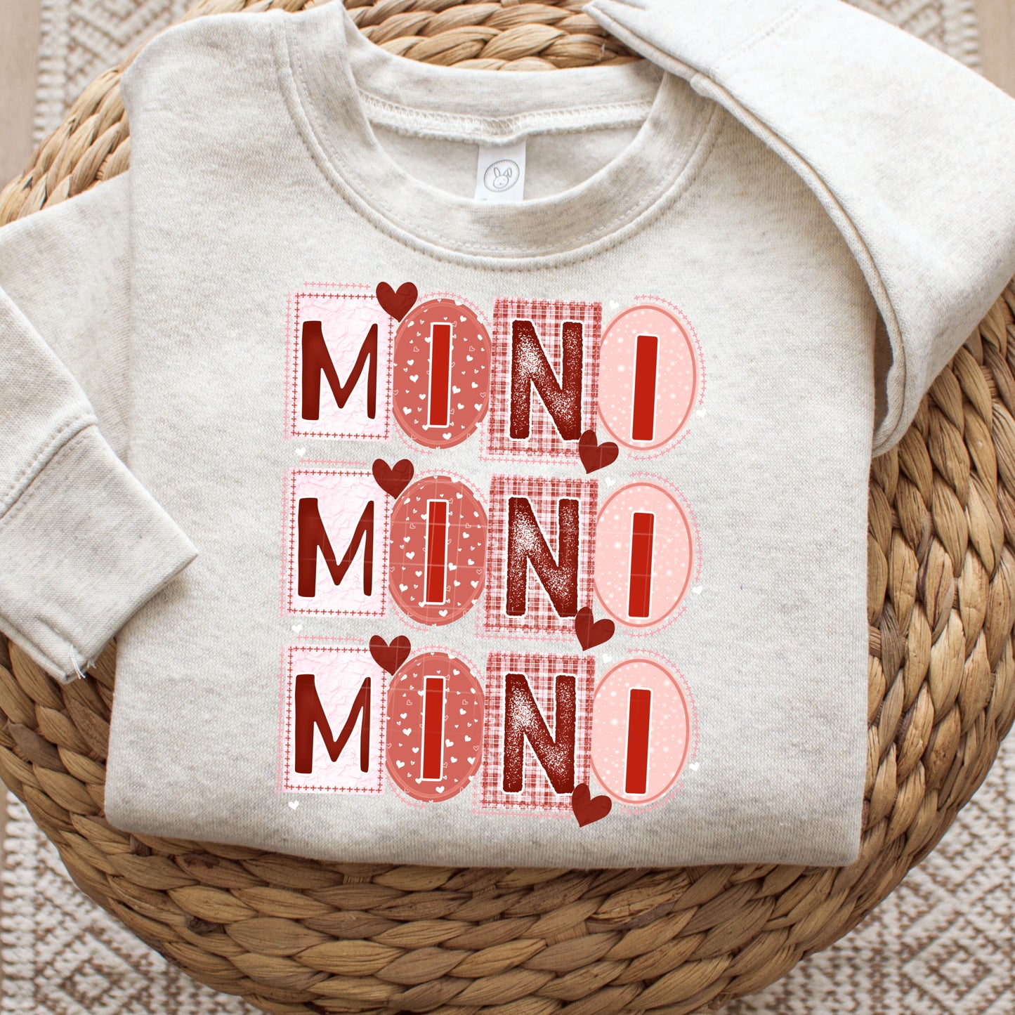 Mini Mixed Fonts Stacked-Ready to Press Transfer