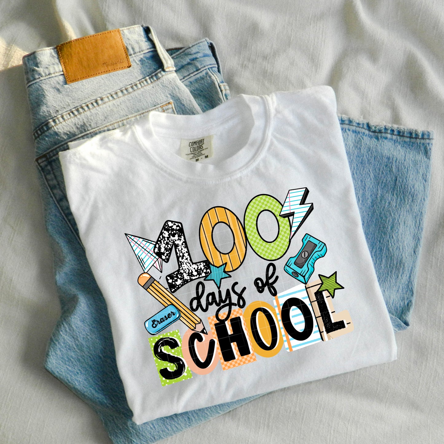 100 Days of School Boy-Ready to Press Transfer