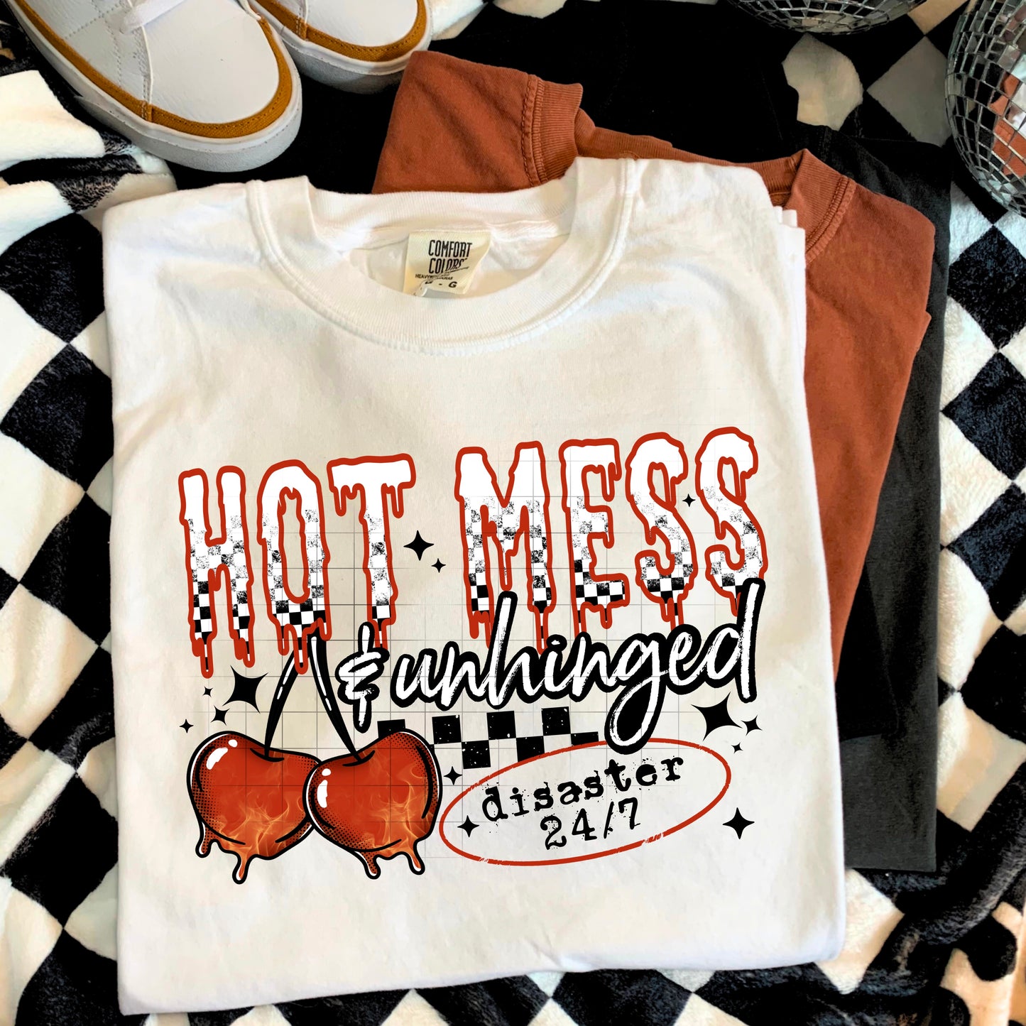 Hot Mess Unhinged-Ready to Press Transfer