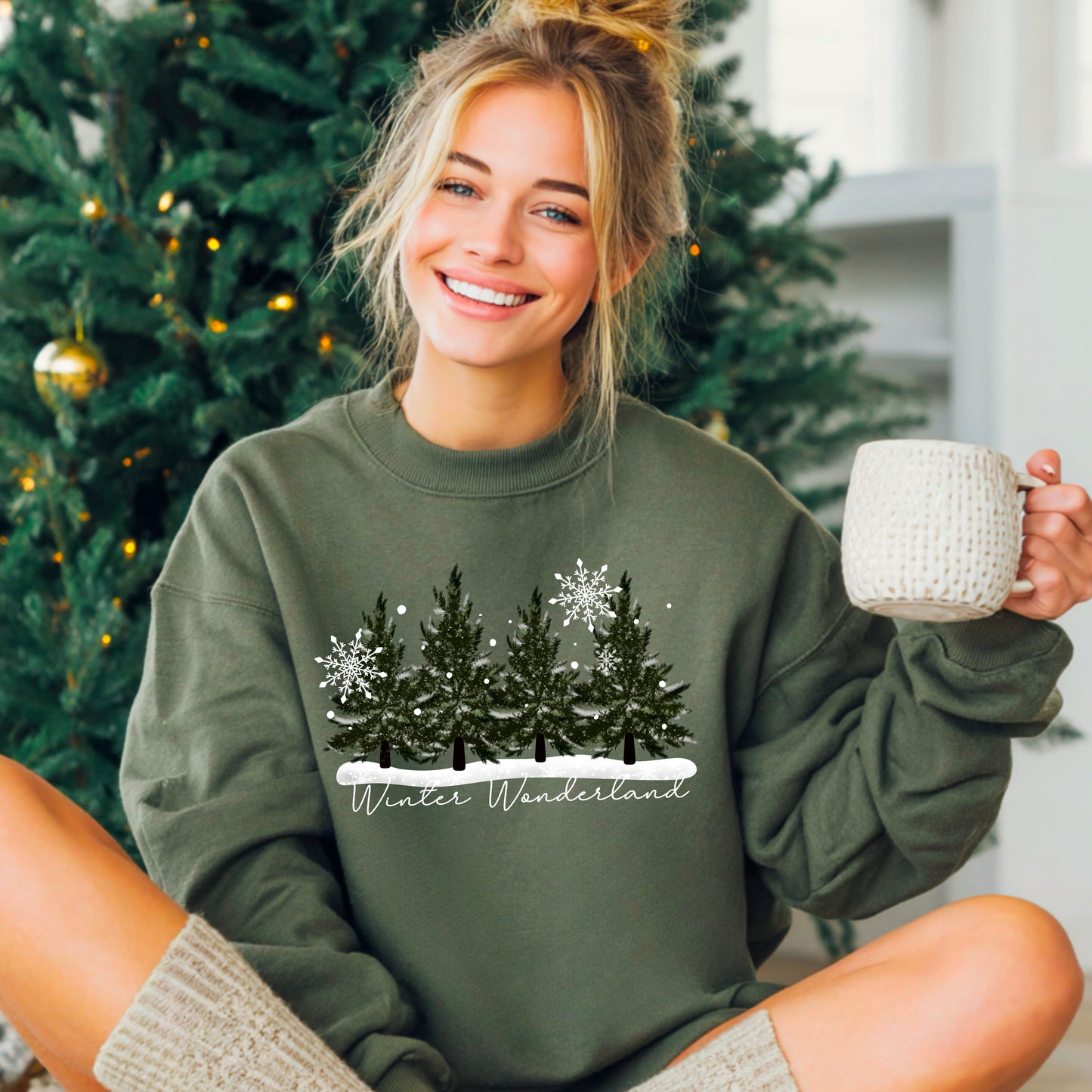 Winter Wonderland Trees-Ready to Press Transfer