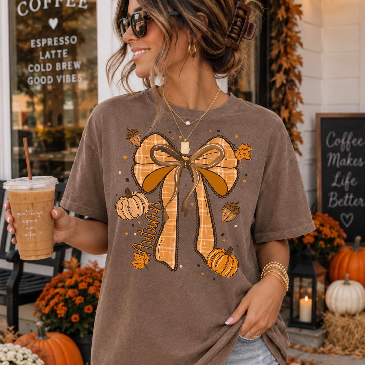 Autumn Bow-Ready to Press Transfer