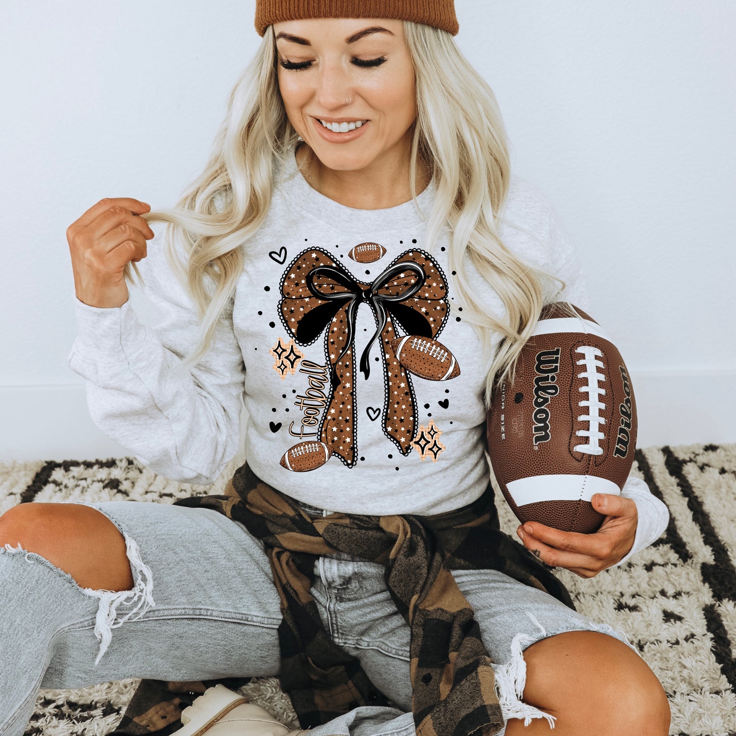 Football Bow-Ready to Press Transfer