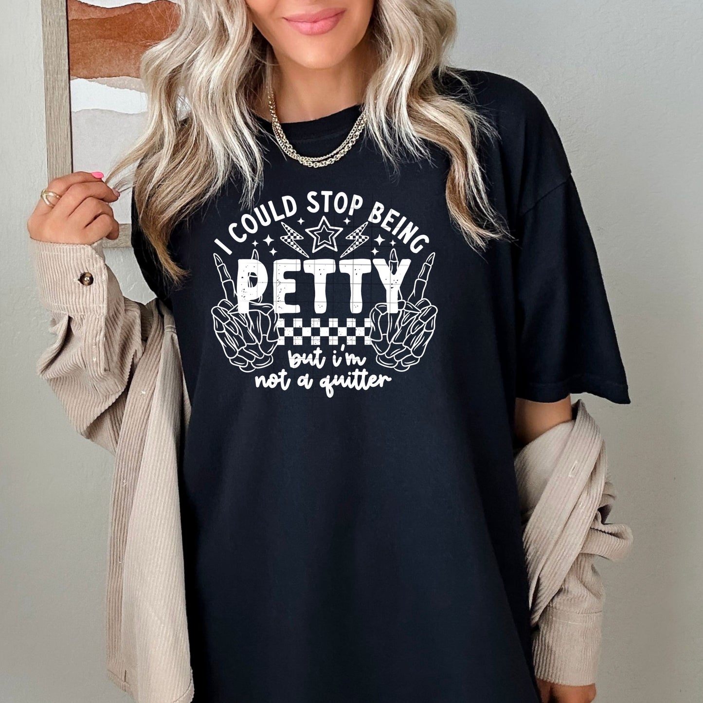 Not a Quitter Single Color White-Ready to Press Transfer