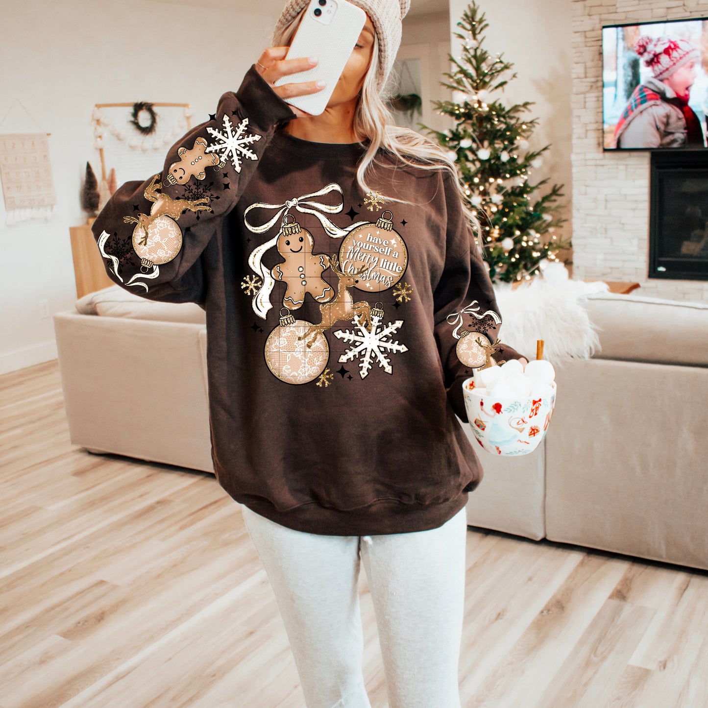 Merry Little Christmas Vertical-Ready to Press Transfer