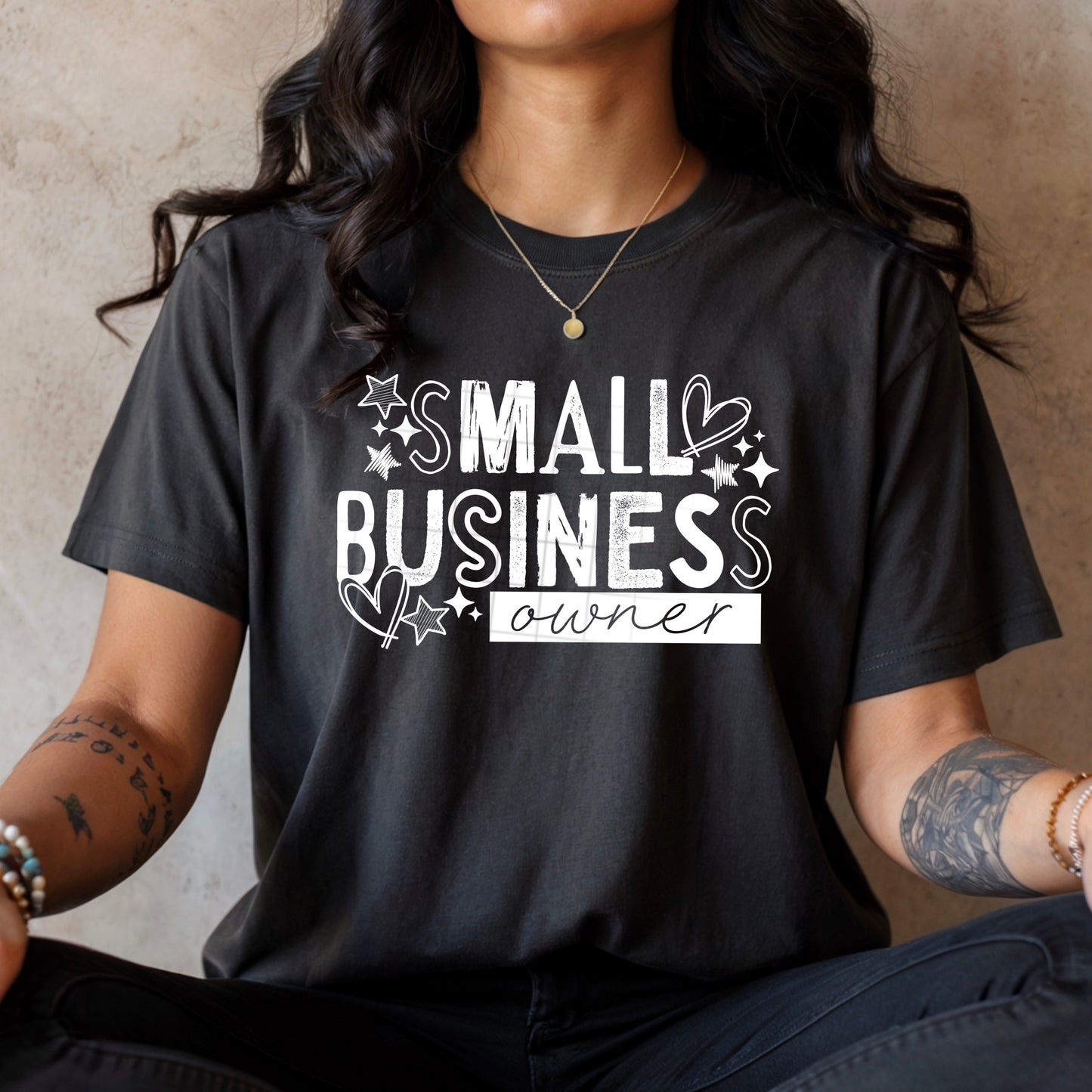 Small Business Single Color White-Ready to Press Transfer
