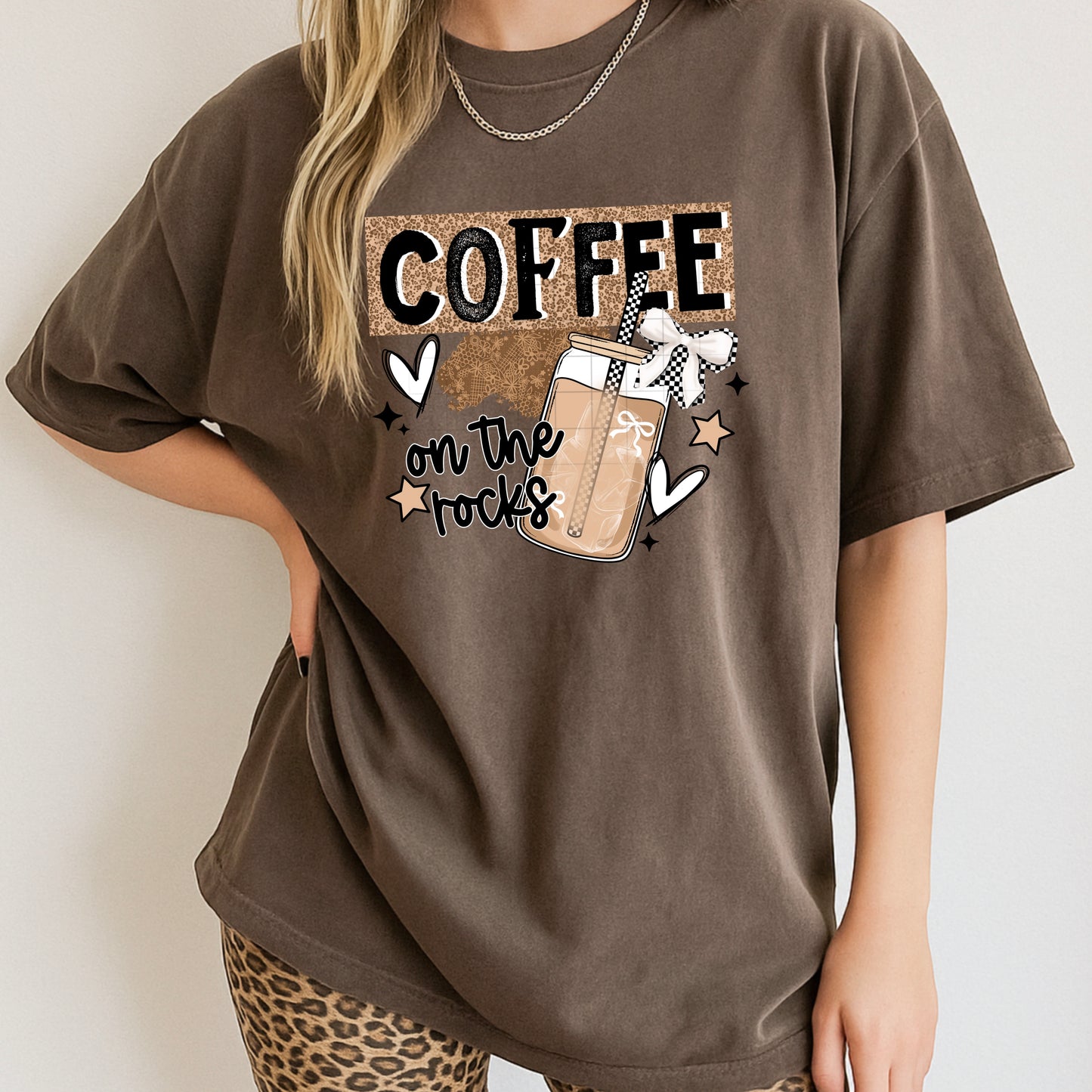 Coffee on the Rocks-Ready to Press Transfer