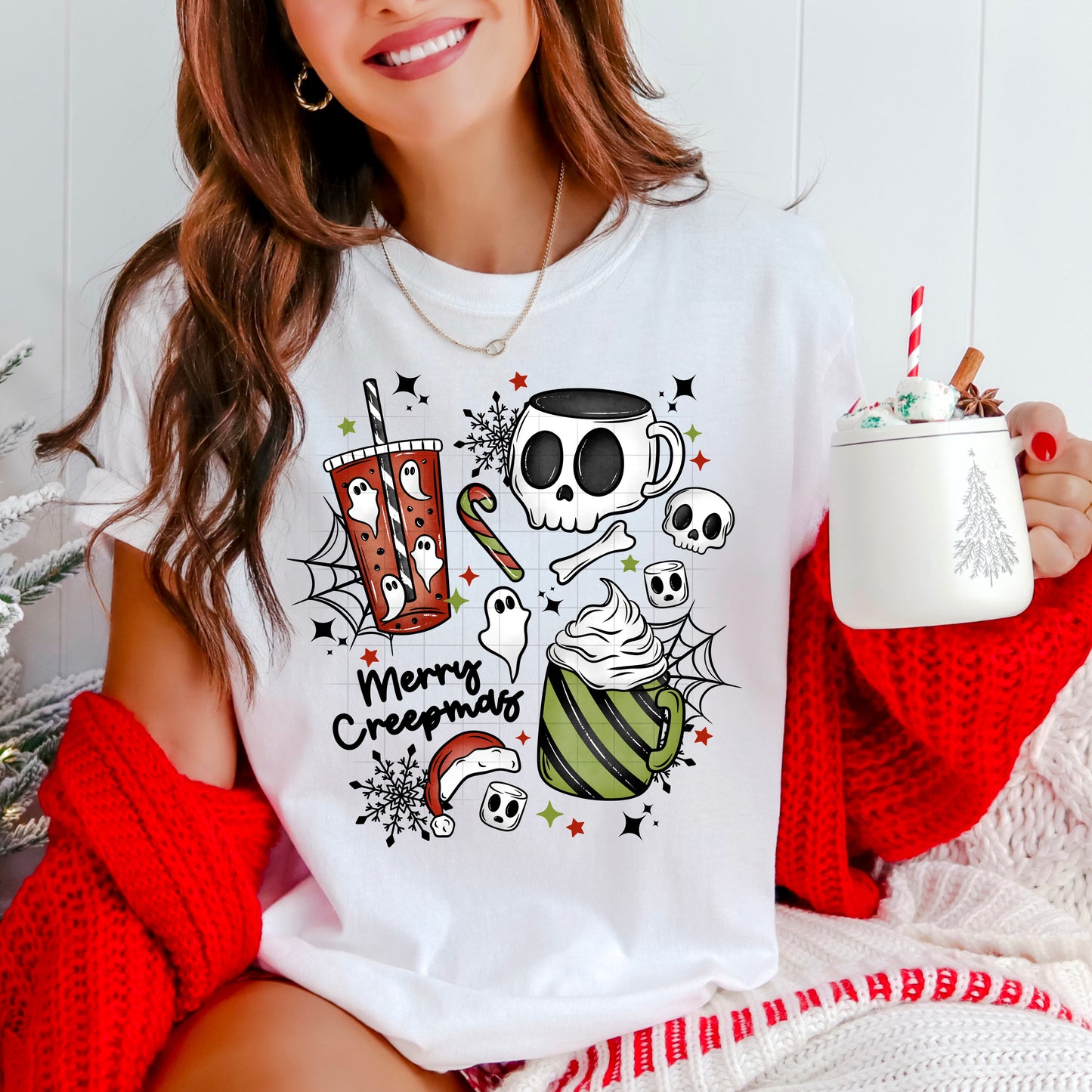 Merry Creepmas Coffee-Ready to Press Transfer