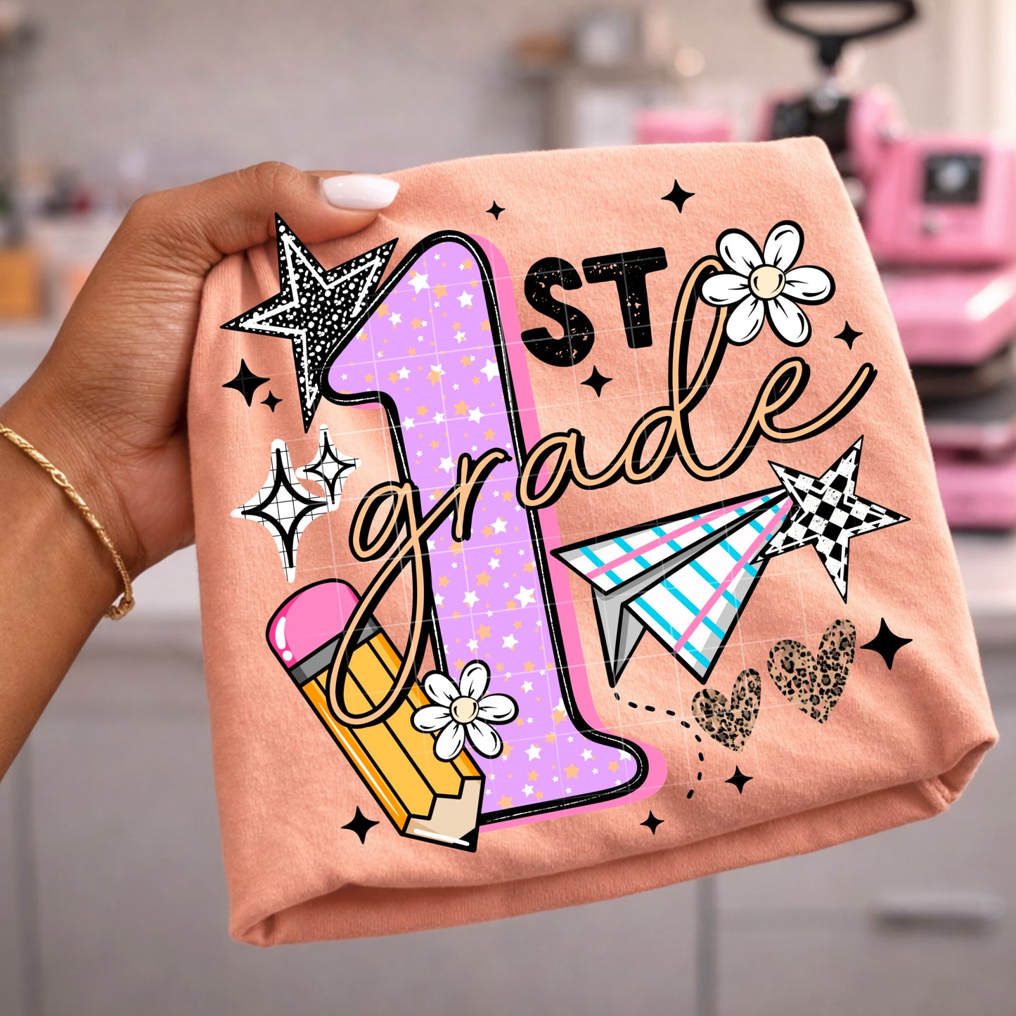 1St Grade Girl-Ready to Press Transfer