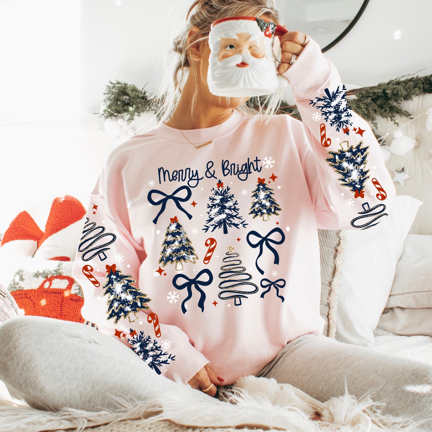Merry and Bright Trees-Ready to Press Transfer