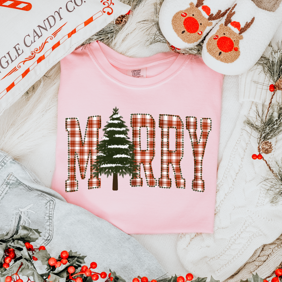 Merry Tree-Ready to Press Transfer