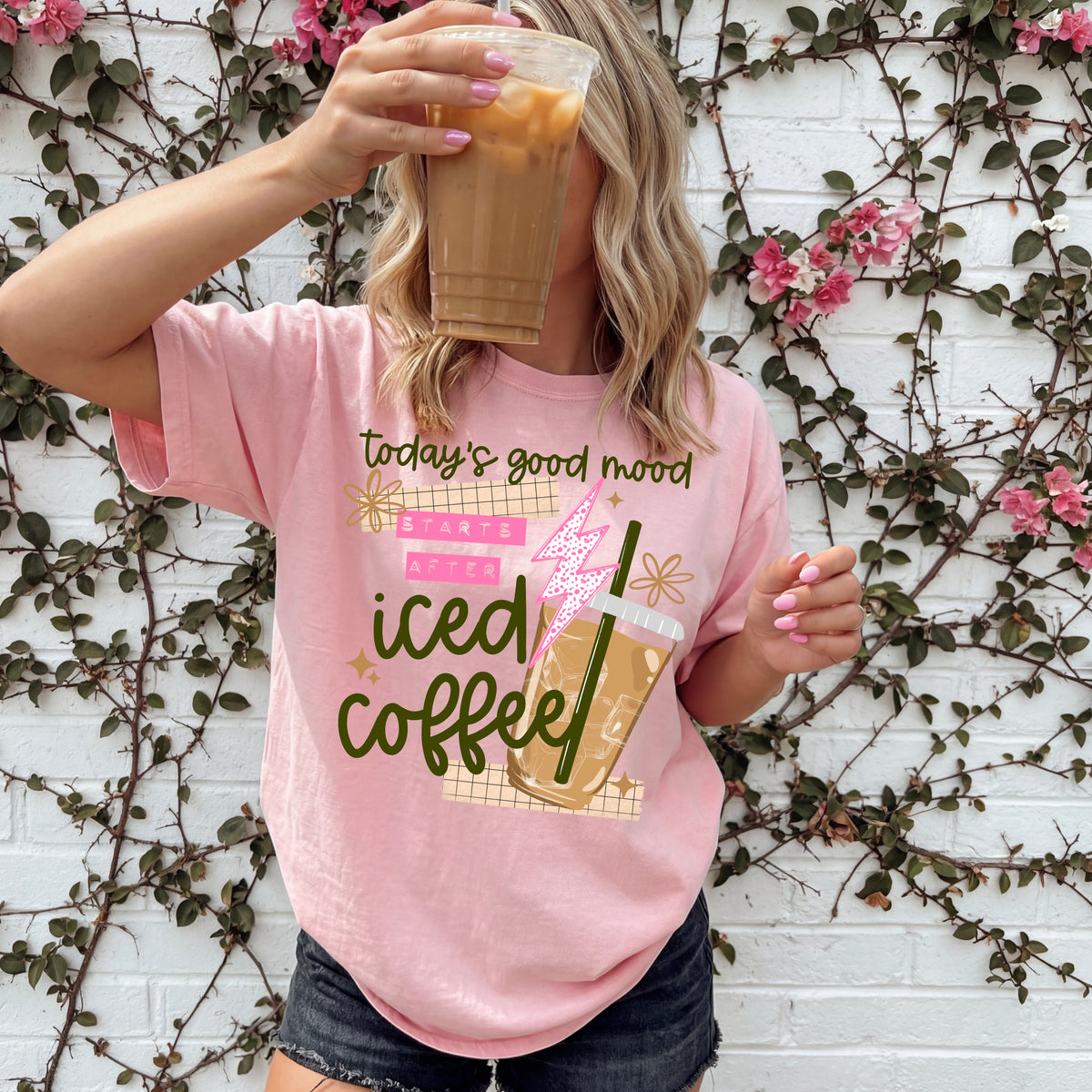 Good Mood Iced Coffee-Ready to Press Transfer