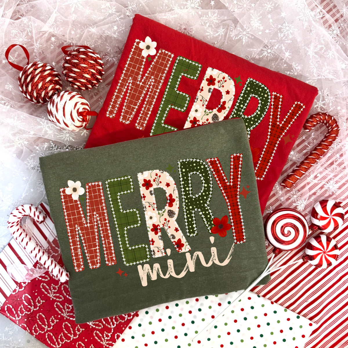 Merry Mini-Ready to Press Transfer