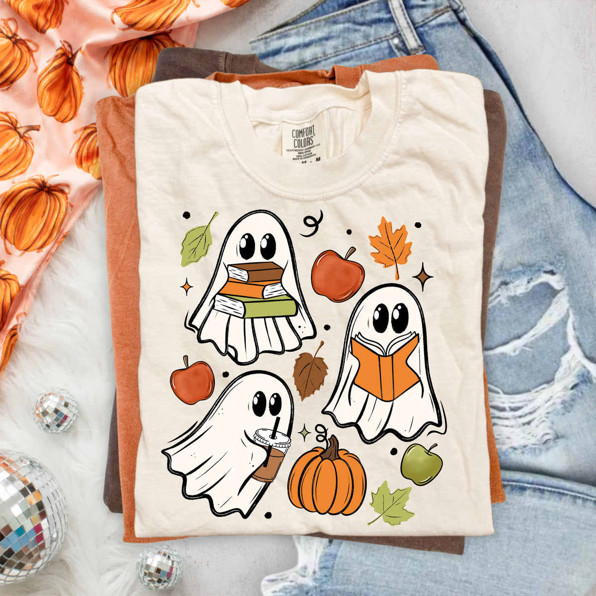 Fall Ghosties-Ready to Press Transfer