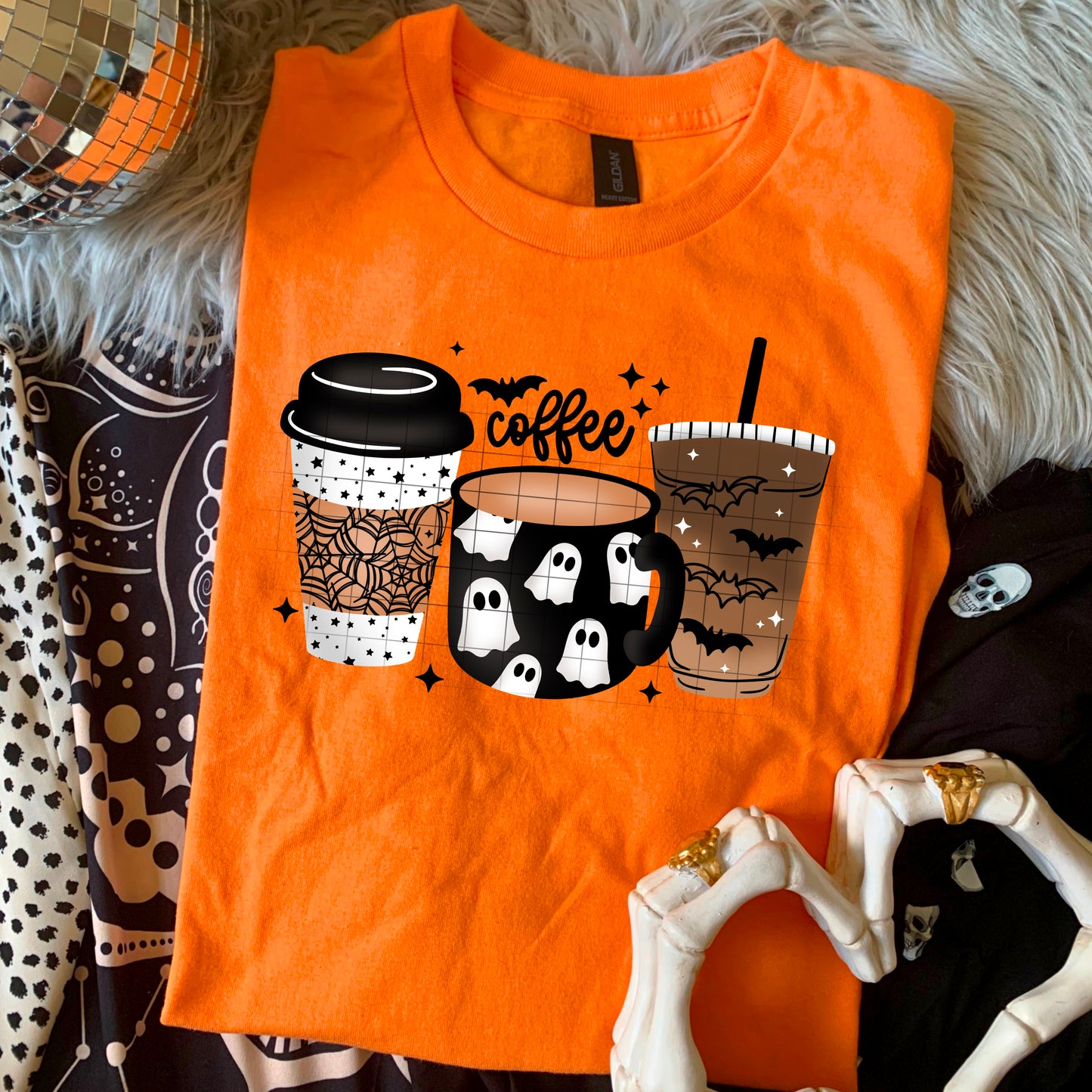 Neutral Coffee and Bows-Ready to Press Transfer