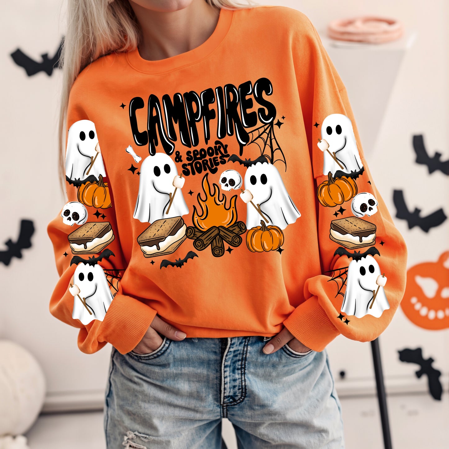 Campfire Spooky Stories-Ready to Press Transfer