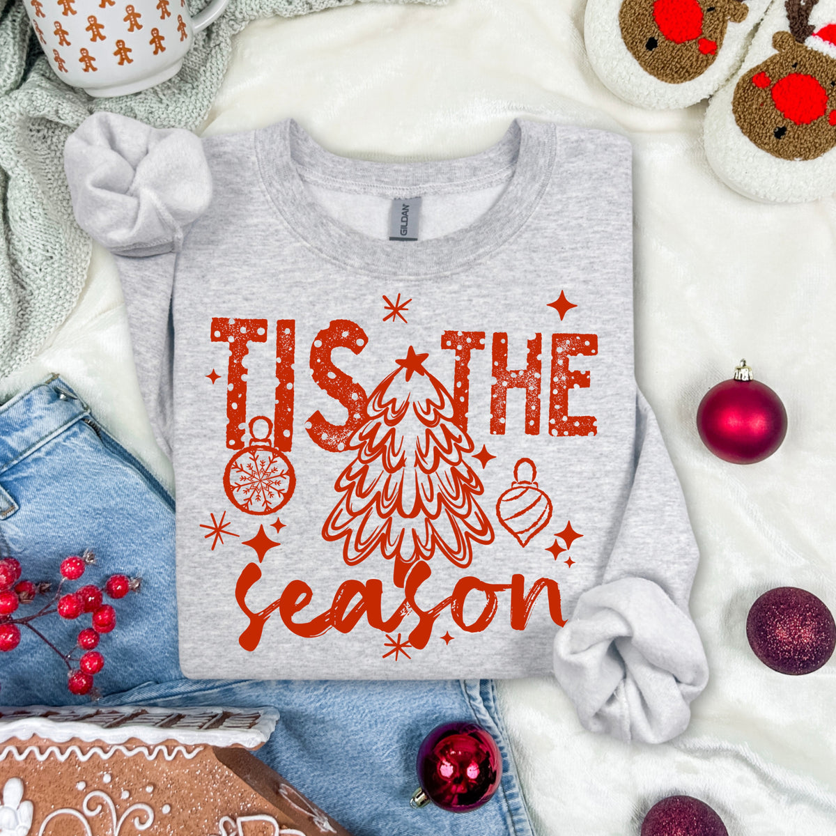 Tis the Season Red-Ready to Press Transfer