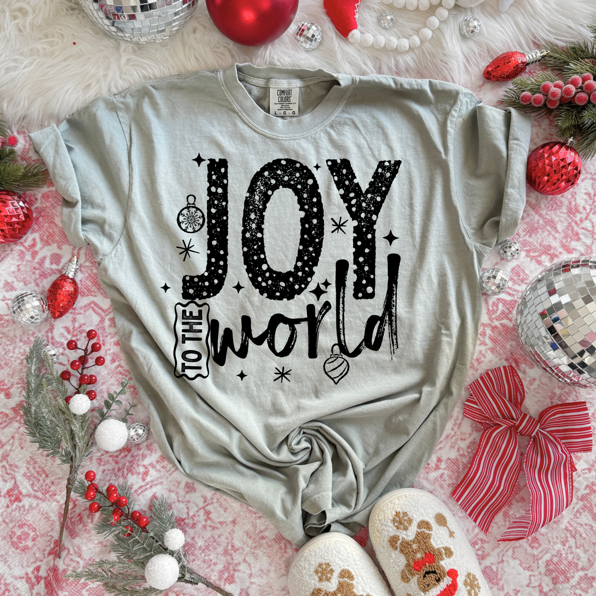 Joy to the World Black-Ready to Press Transfer