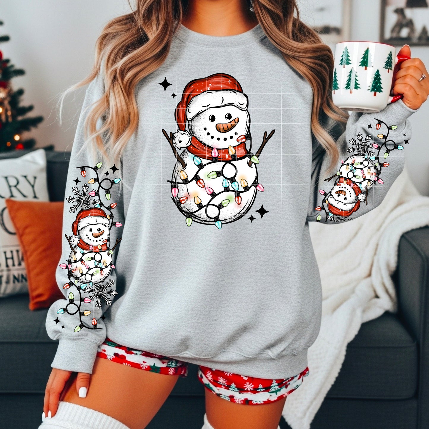 Merry Snowman No Words-Ready to Press Transfer