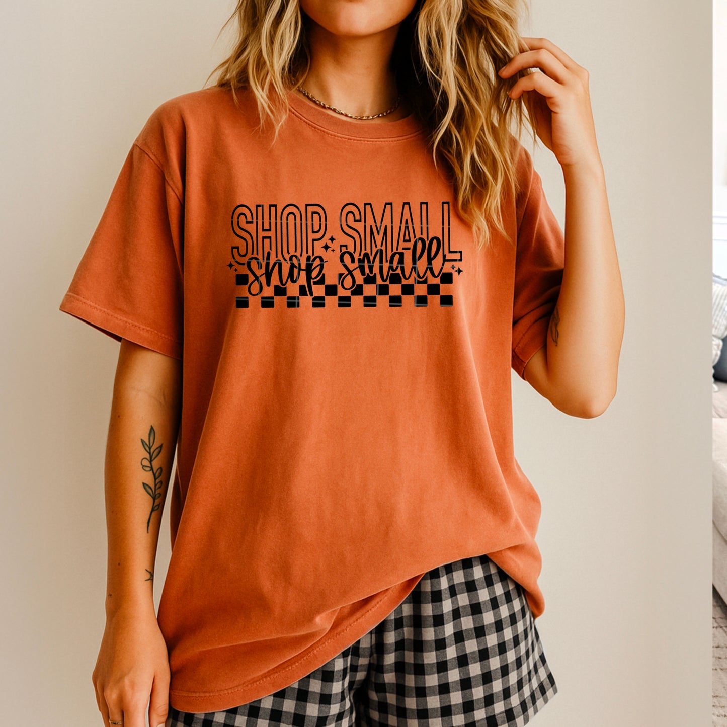Shop Small Shop Small Black-Ready to Press Transfer