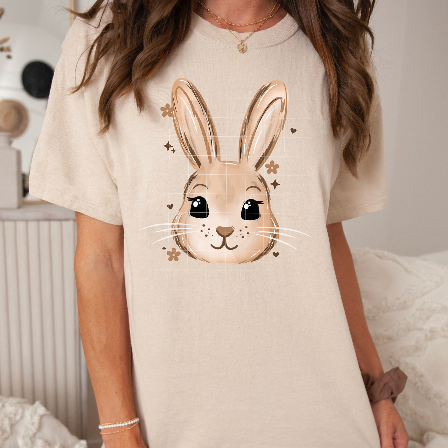 Tan Bunny-Ready to Press Transfer