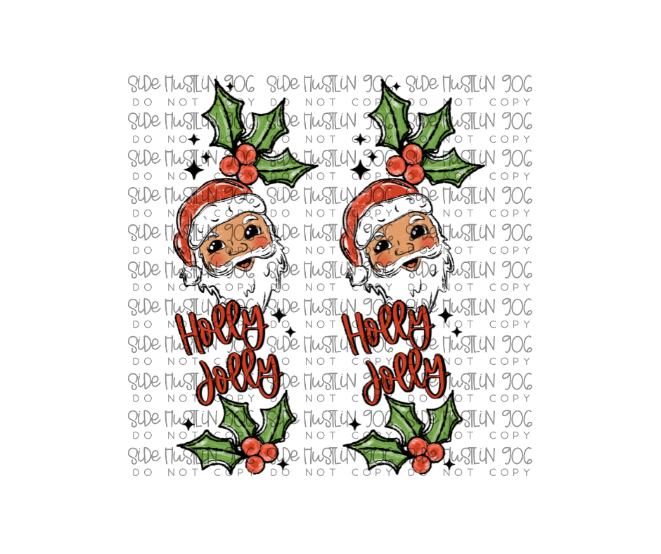 Santa Sleeve Light Skin Tone-Ready to Press Transfer