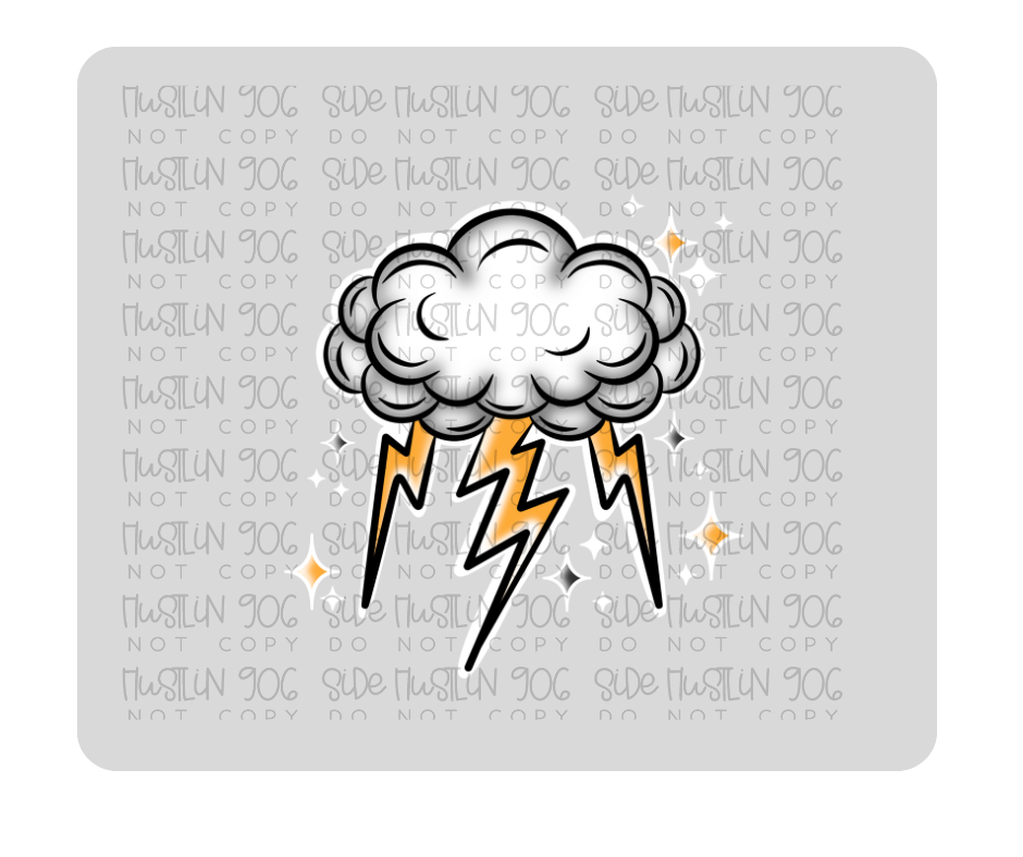 Storms Don't Last Forever no words White-Ready to Press Transfer