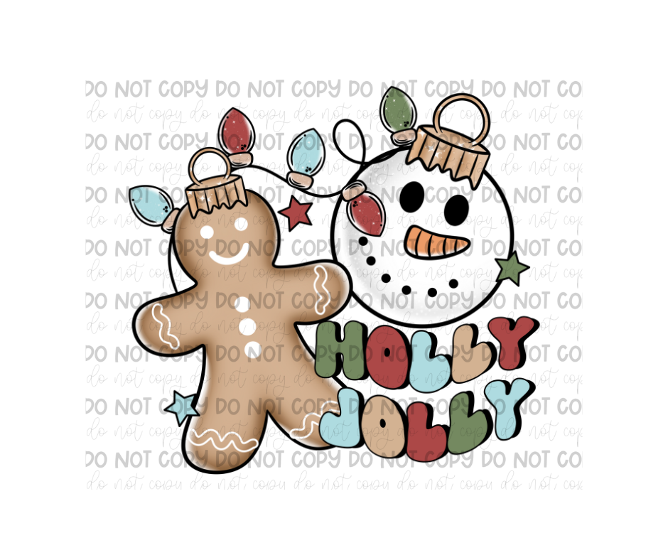 Holly Jolly-Ready to Press Transfer