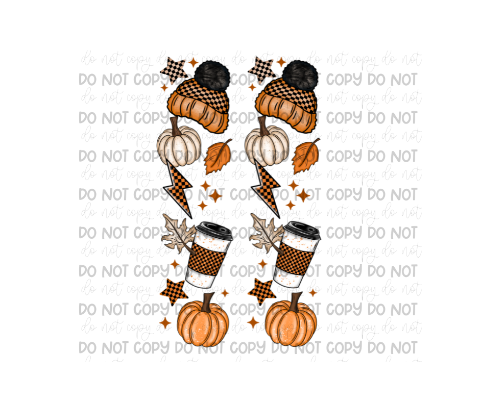 Fall Junkie Sleeves-Ready to Press Transfer