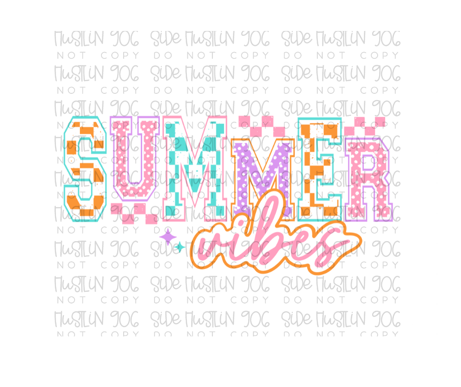 Summer Vibes-Ready to Press Transfer