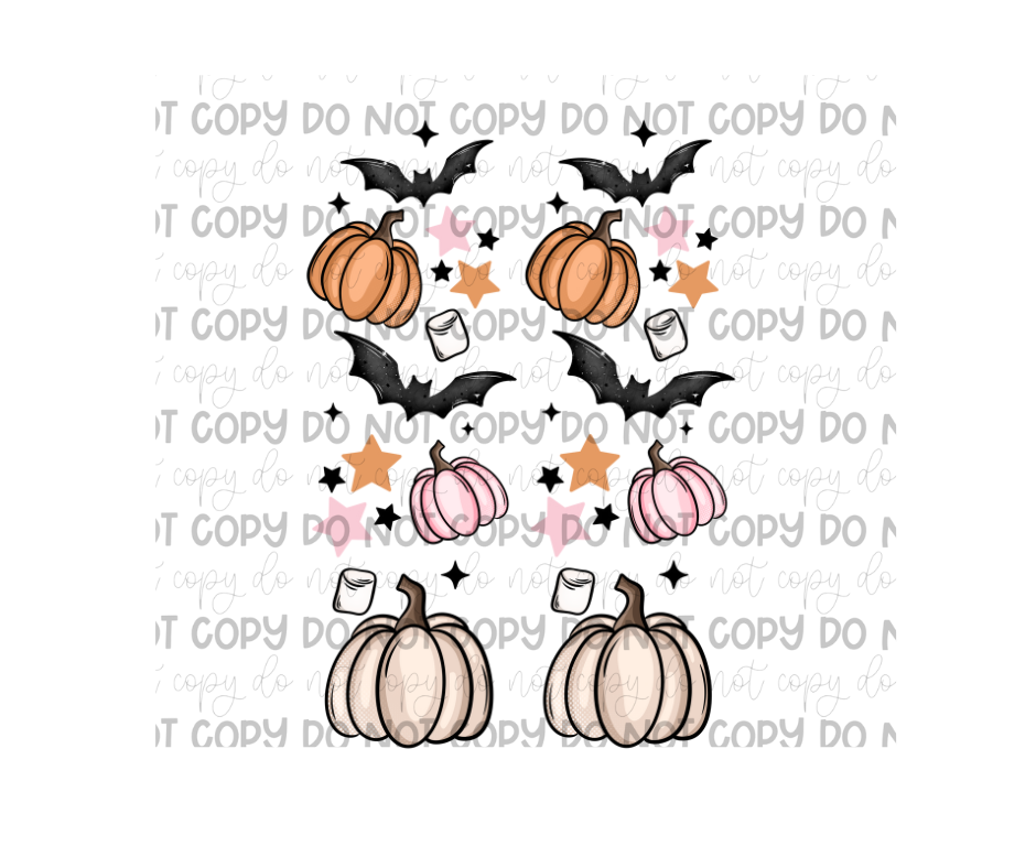Cute Spooky Coffee Sleeves-Ready to Press Transfer
