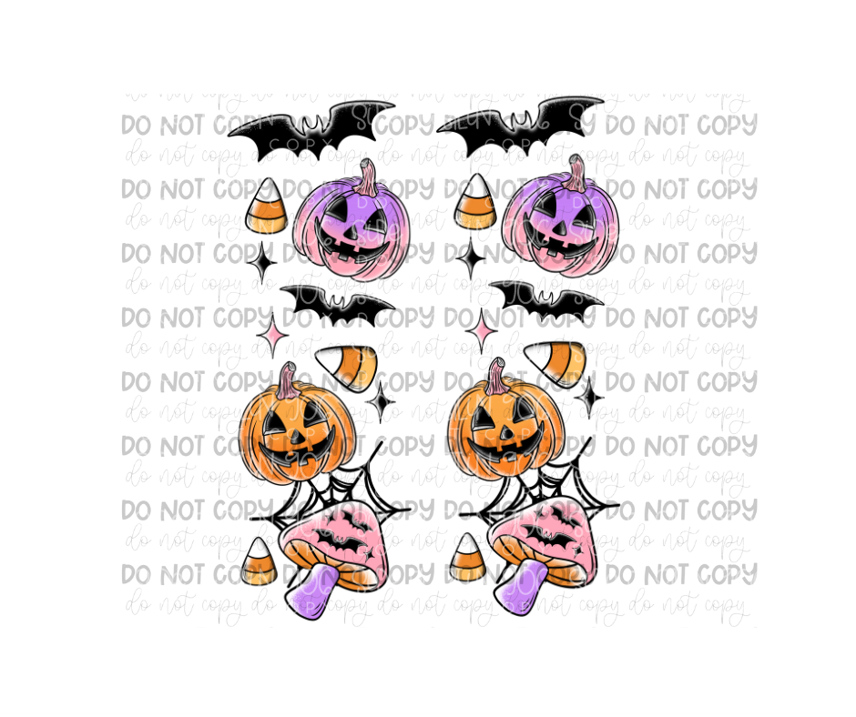 Spooky Things Sleeves-Ready to Press Transfer