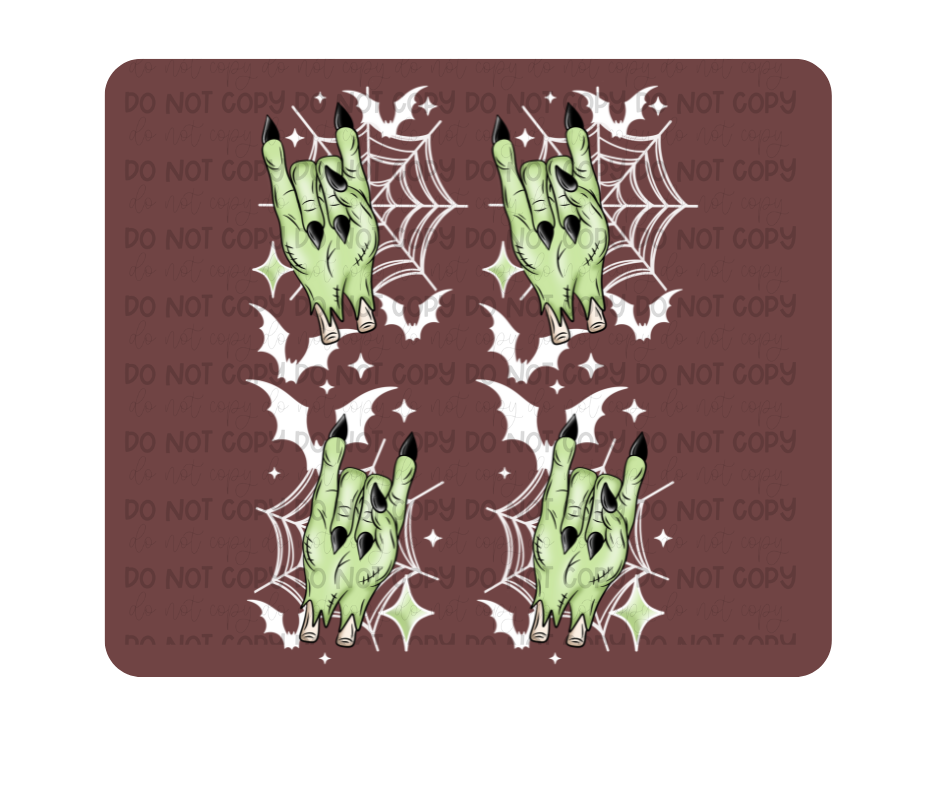 Friends with Demons white Sleeves-Ready to Press Transfer
