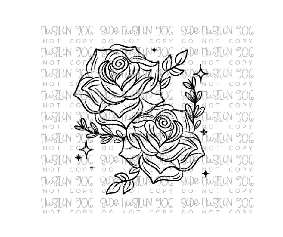 Tattoos Are Permanent Single Color no words-Ready to Press Transfer
