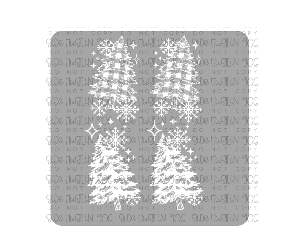 Winter Things single color white Sleeves-Ready to Press Transfer