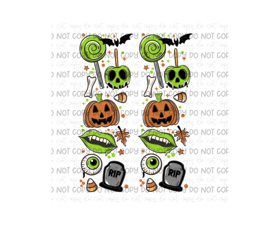 October Sleeves-Ready to Press Transfer