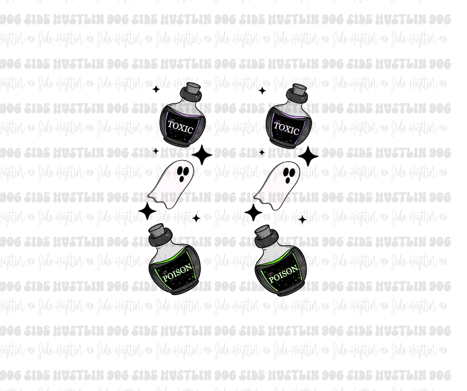 Toxic Florals Sleeves-Ready to Press Transfer