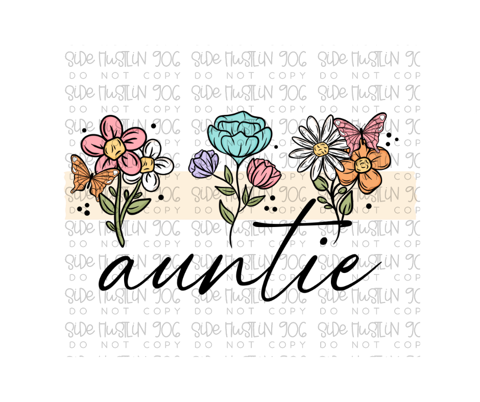 Auntie-Ready to Press Transfer