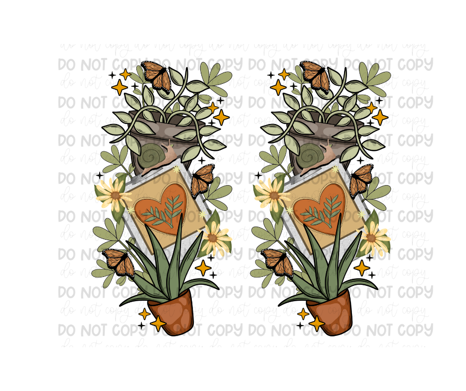 Plant life Sleeves-Ready to Press Transfer