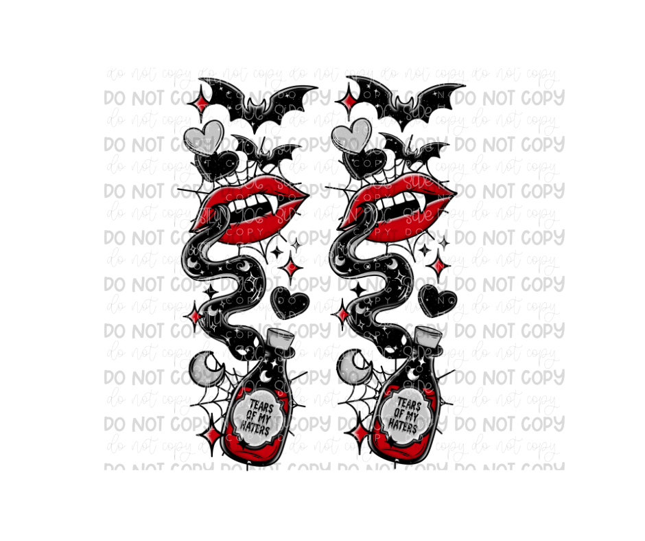 Bite Me Sleeves-Ready to Press Transfer