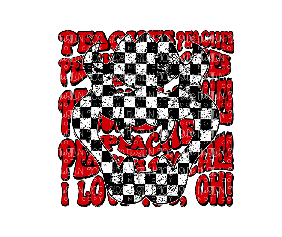 Peaches-Ready to Press Transfer