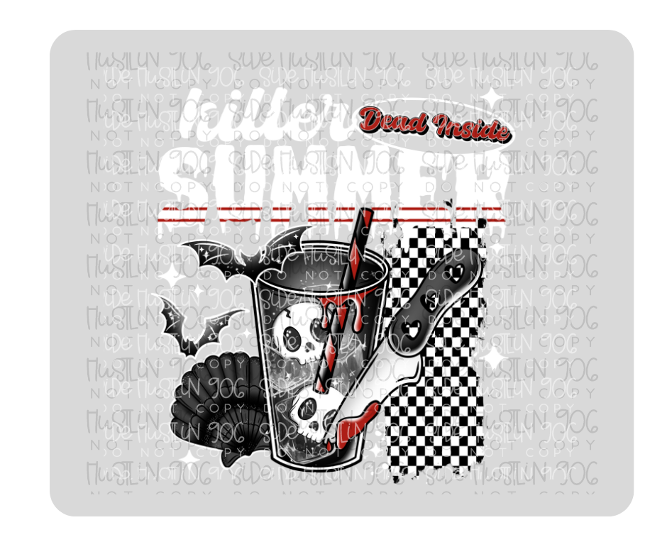 Killer Summer White Accents-Ready to Press Transfer