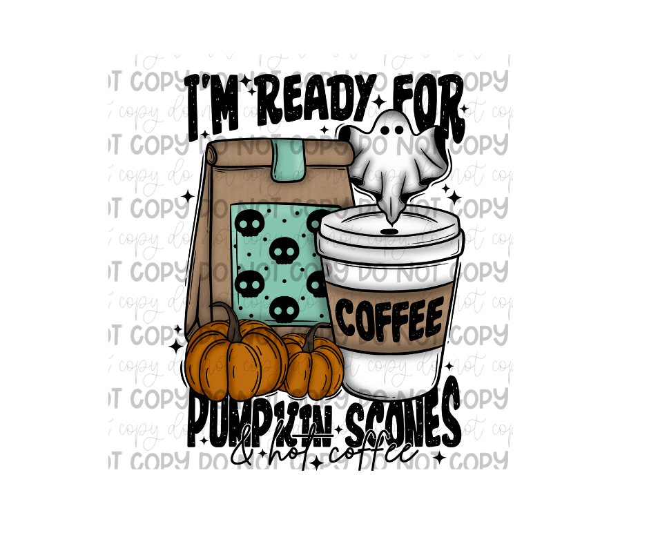 Coffee-Ready to Press Transfer