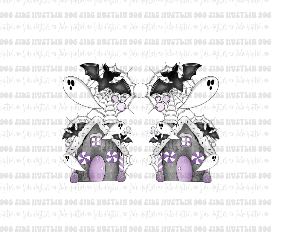 Spooky Gingerbread Sleeves-Ready to Press Transfer