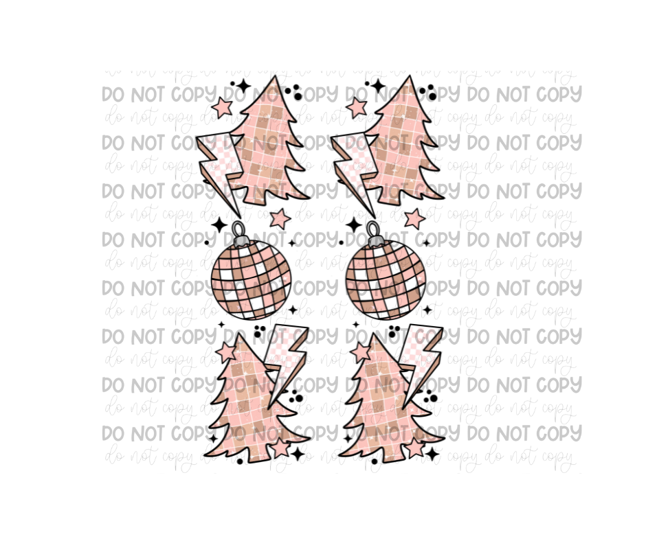 Rockin Around Christmas Sleeves-Ready to Press Transfer