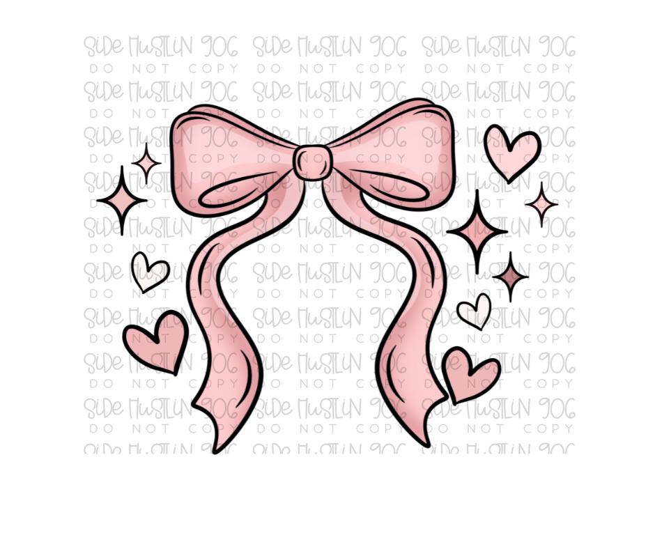 Girly Bow-Ready to Press Transfer