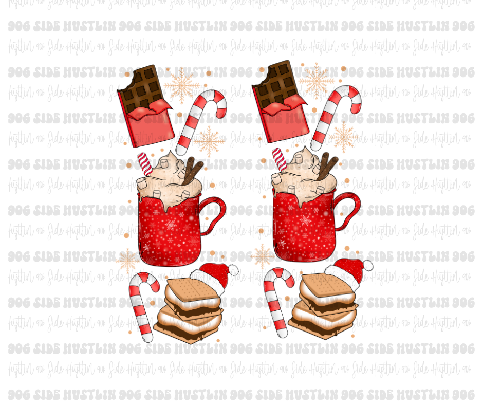 Hot Cocoa Sleeves-Ready to Press Transfer