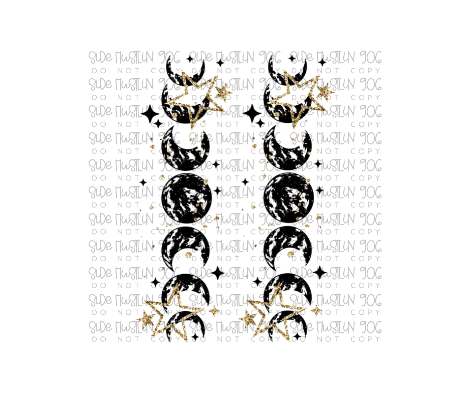 Just a Phase Sleeve Black-Ready to Press Transfer