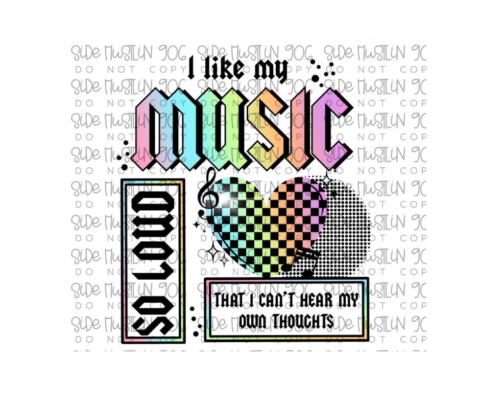 Music Loud-Ready to Press Transfer